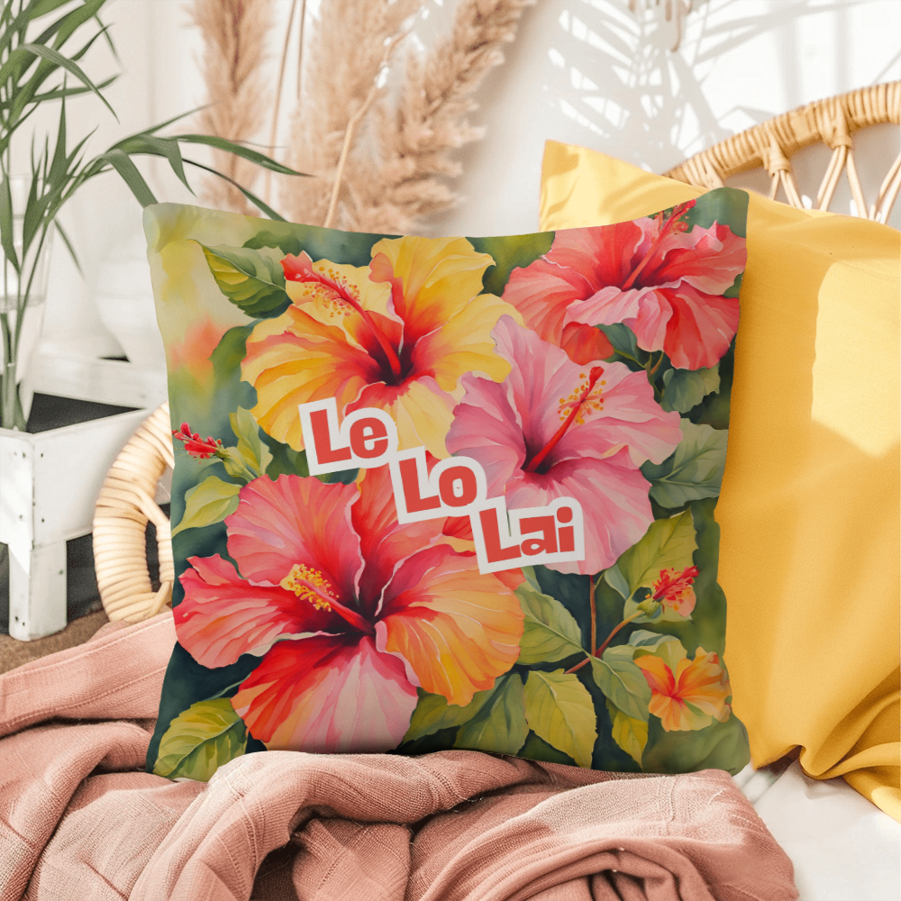 Almohada Decorativa Le Lo Lai | Decorative Floral Pillow Puerto Rico