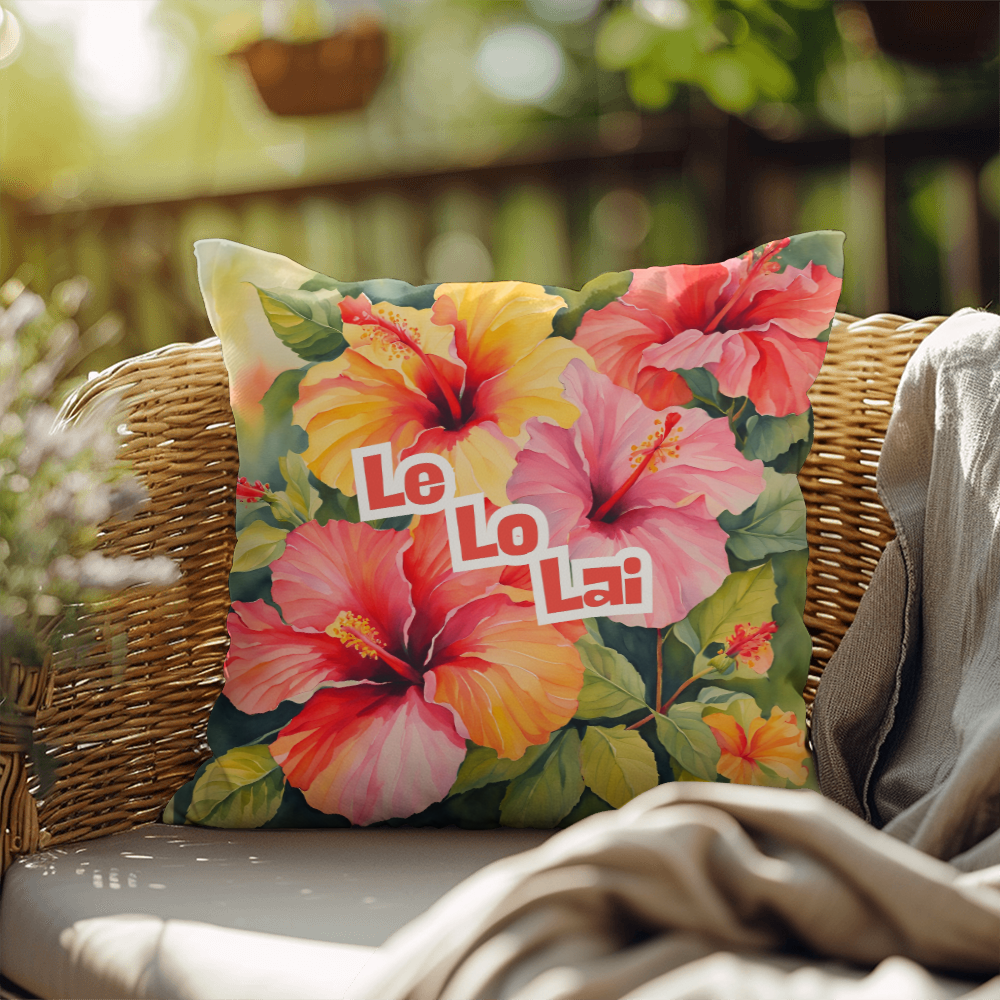 Almohada Decorativa Le Lo Lai | Decorative Floral Pillow Puerto Rico