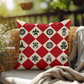 Taino Symbol Puerto Rico Decorative Accent Indoor Outdoor Pillow