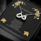 To My Beautiful Wife - Never Forget That I Love You Forever - Endless Love Pendant Necklace - Gift For Her