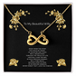 To My Beautiful Wife - Never Forget That I Love You Forever - Endless Love Pendant Necklace - Gift For Her