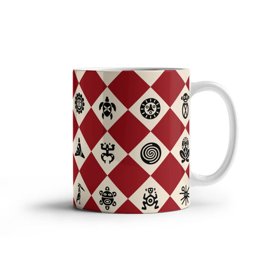 Taino Symbols Puerto Rico Coffe Mug