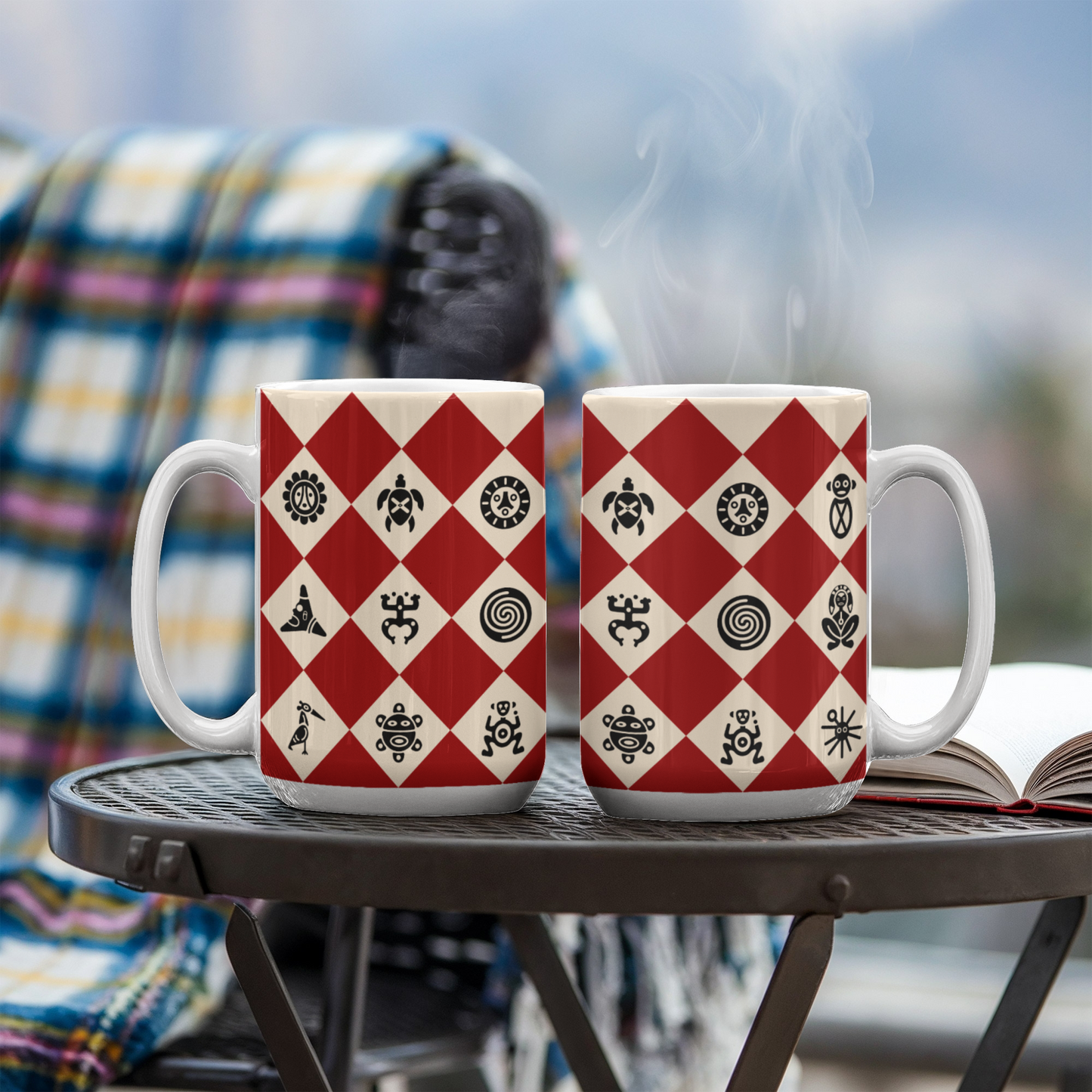 Taino Symbols Puerto Rico Coffe Mug