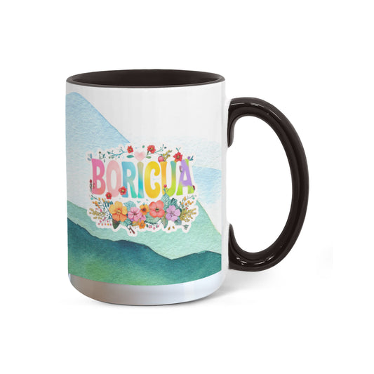 Boricua Coffee Mug = Taza Boricua - Varios Colores Disponible