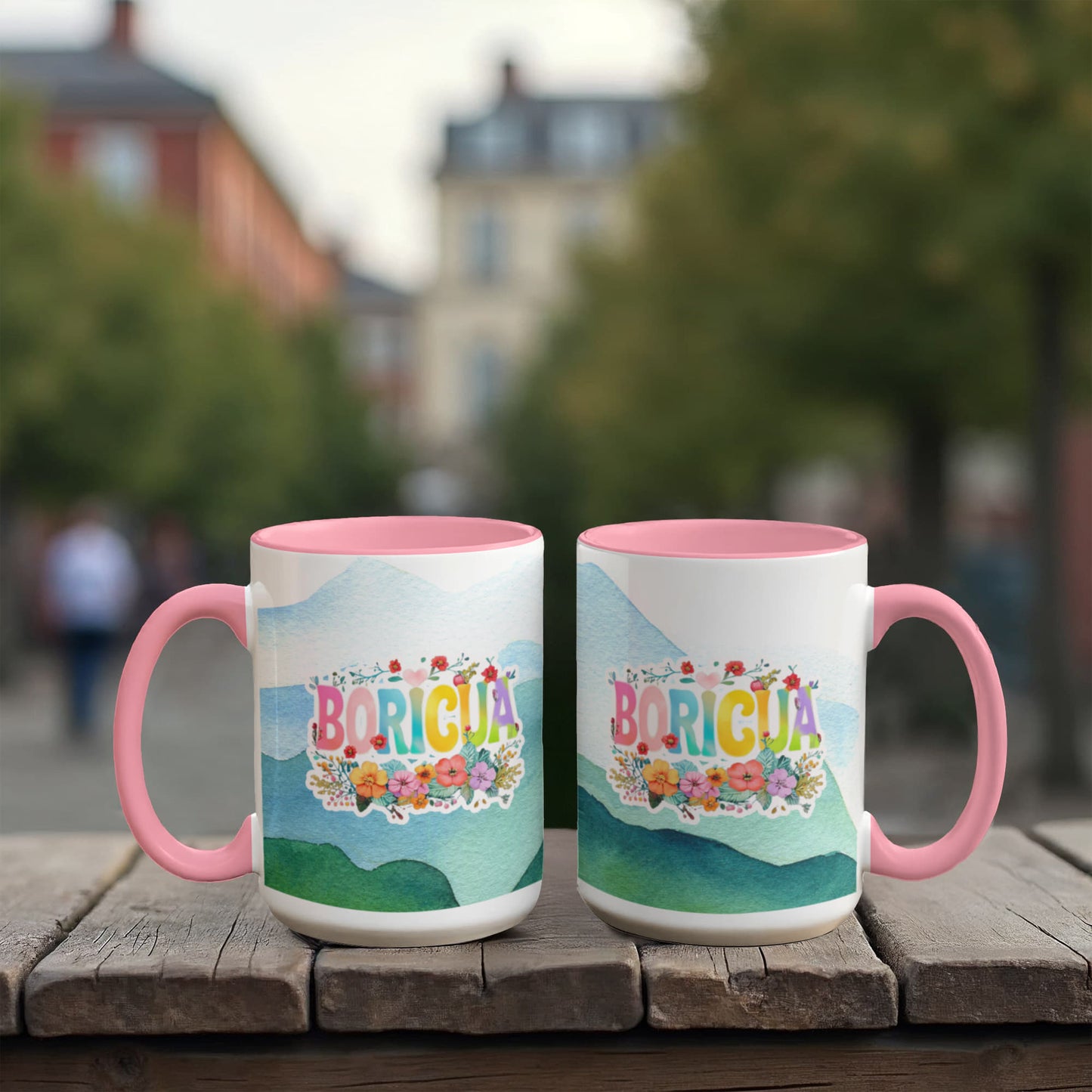 Boricua Coffee Mug = Taza Boricua - Varios Colores Disponible