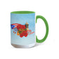 Taza Puerto Rico Distintos Colores - Puerto Rico Colorful Coffee Mug